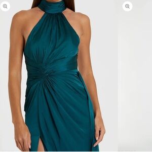 Mac Duggal Open Back Satin Gown